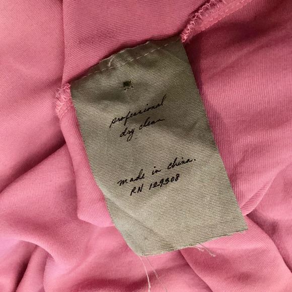 Raquel Allegra Frida Magenta Pink Velvet Lightening Tie Dye Maxi Dress 2… - Picture 10 of 10